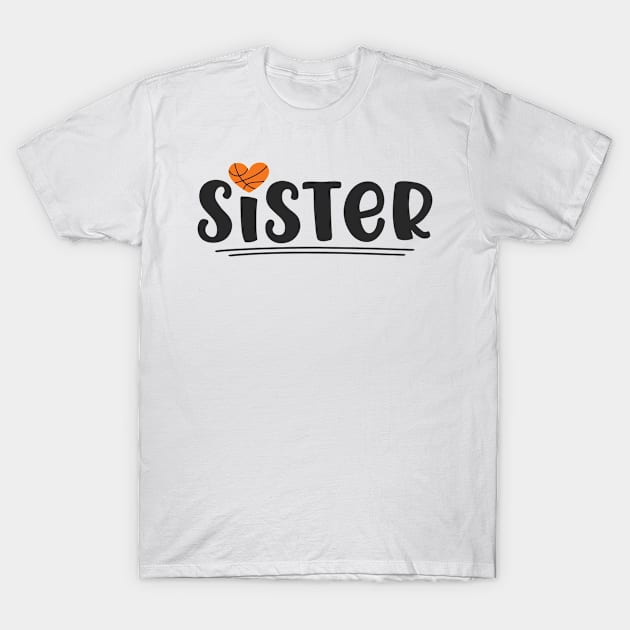 Basketball Sister T-Shirt by pitulas